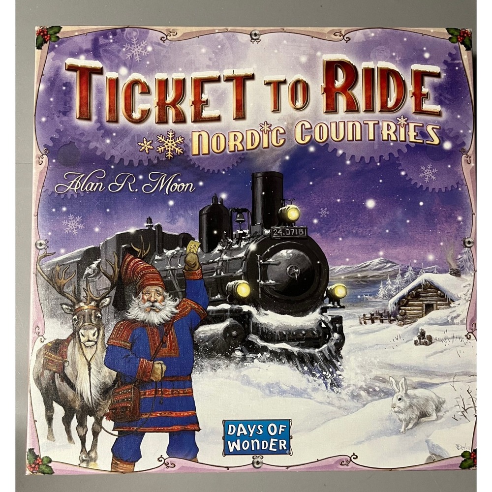 Days of Wonder Ticket to Ride Nordic Countries Board Game New Unsealed